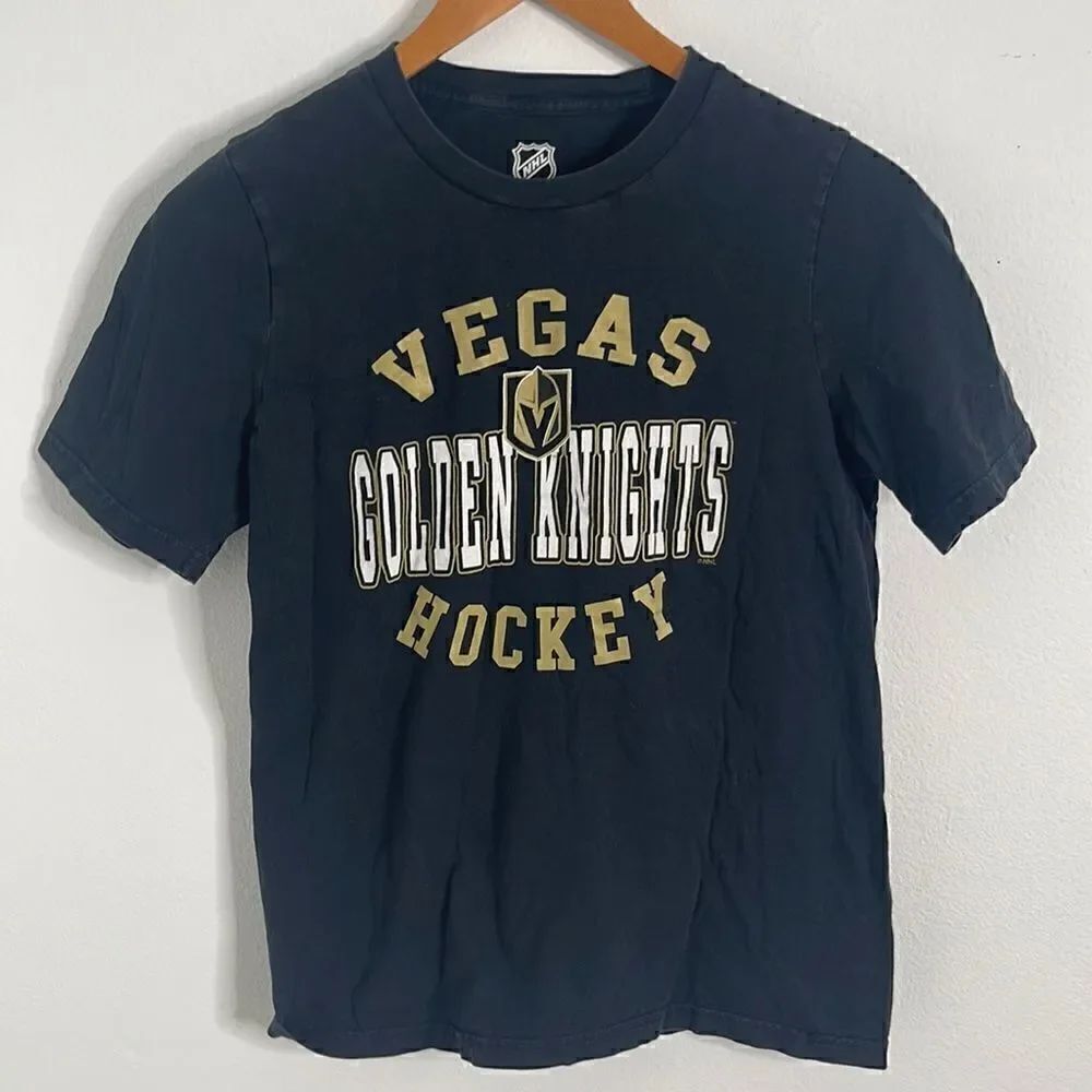 NHL Vegas Golden Knights Hockey short sleeve T-shirt.  Size boys large (14/16).